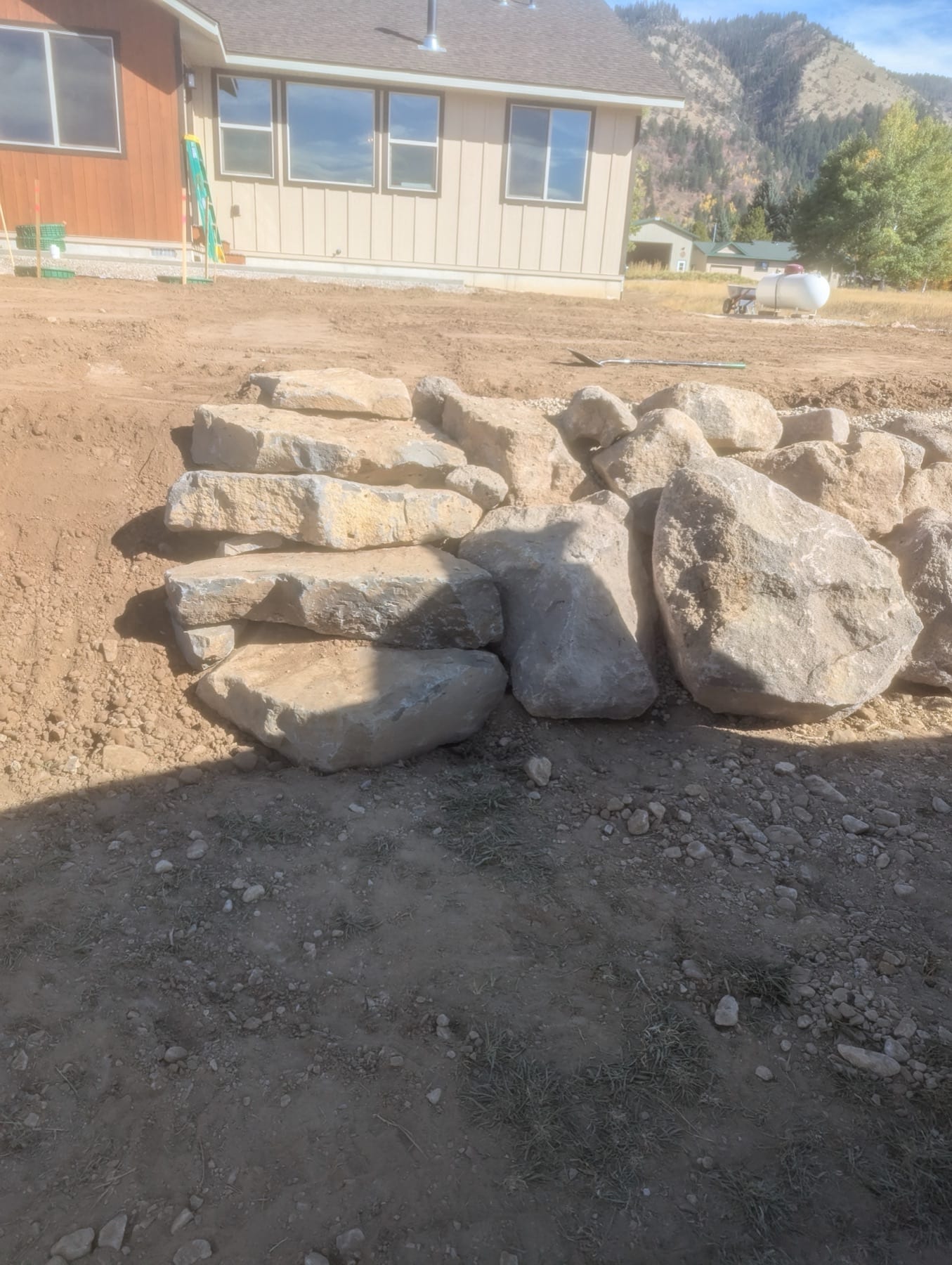 Boulder Wall Installation - Image 3